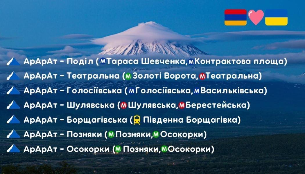 Ararat-Teatralnaya Hostel キエフ エクステリア 写真